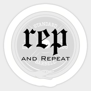 Rep and Repeat reputation Gym Swiftie Design Sticker